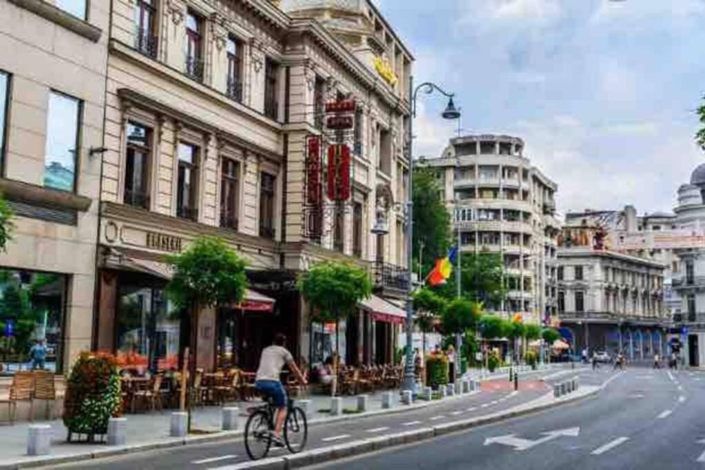 Super Central - Lovely One-Bedroom Apartment On Victoriei Avenue Bucharest Luaran gambar